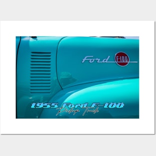 1955 Ford F100 Pickup Truck Posters and Art